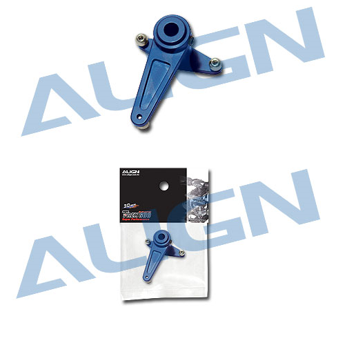 Align H60025-1-84 T-Rex 600/600N Metal Elevator Lever (Blue) - PowerHobby