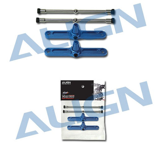 Align HN6001-84 T-Rex 600/600N Metal Flybar Control Arm (Blue) - PowerHobby