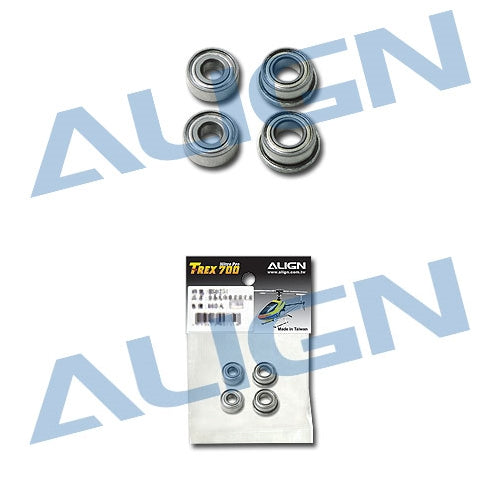 Align HN7067 T-Rex 700 Metal Flybar Seesaw Holder Bearing Set (4) - PowerHobby