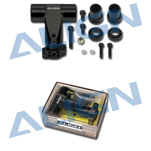 Align HN7095AA T-Rex 700 Flybarless Main Rotor Housing Set (Black) - PowerHobby