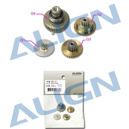 Align HSP75001 BL750H Servo Gear Set - PowerHobby