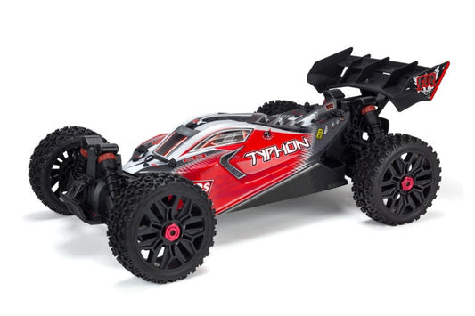 Arrma AR402274 Typhon 4X4 BLX Painted Decaled Trimmed Body (Red) - PowerHobby