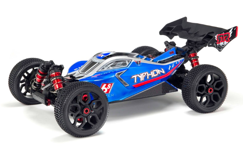 Arrma AR406118 Painted Decaled Trimmed Body (Blue) Typhon 6S Blx - PowerHobby