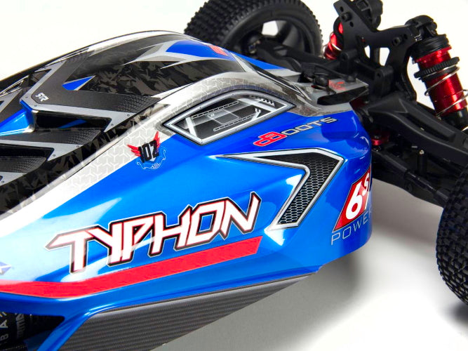 Arrma AR406118 Painted Decaled Trimmed Body (Blue) Typhon 6S Blx - PowerHobby