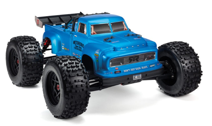 Arrma AR406152 Notorious 6S BLX Painted Decaled Trimmed Body Blue Real Steel - PowerHobby