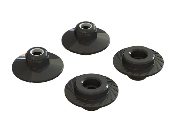 Arrma AR708007 Flange Lock Nut M5X8MM (4Pieces) Kraton Outcast - PowerHobby