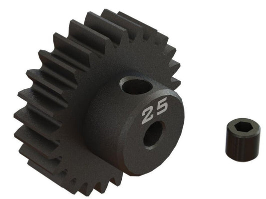 Arrma ARA311087 25T 0.8Mod 1/8" Bore CNC Steel Pinion Gear - PowerHobby