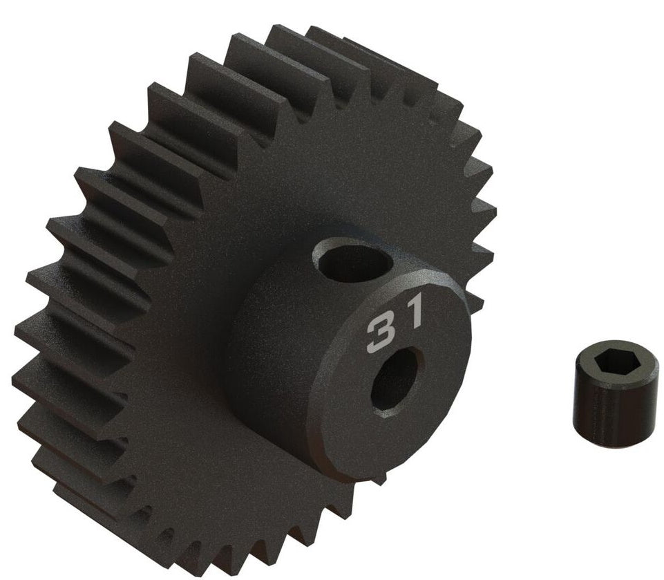 Arrma ARA311093 31T 0.8Mod 1/8" Bore CNC Steel Pinion Gear - PowerHobby