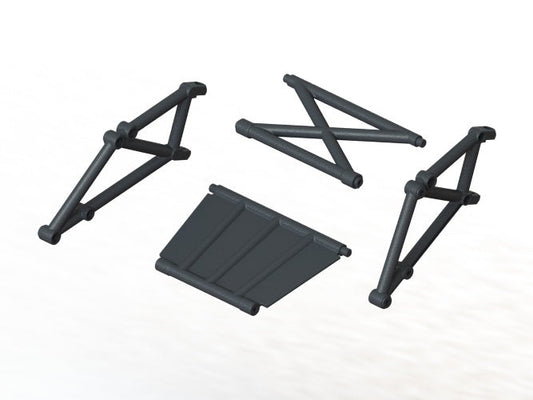 Arrma ARA320548 Rear Bumper Frame Set 1/7 Mojave - PowerHobby