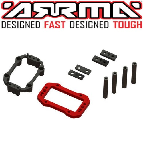 Arrma ARA320574 Servo Mount Aluminum Kraton EXB - PowerHobby