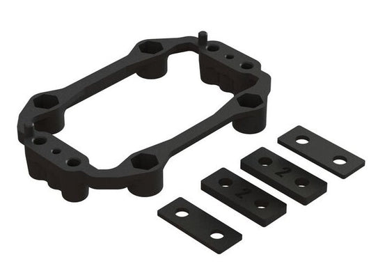 Arrma ARA320650 Aluminum Servo Mount Plastic Holder Set Infraction / Vendetta 4X4 - PowerHobby