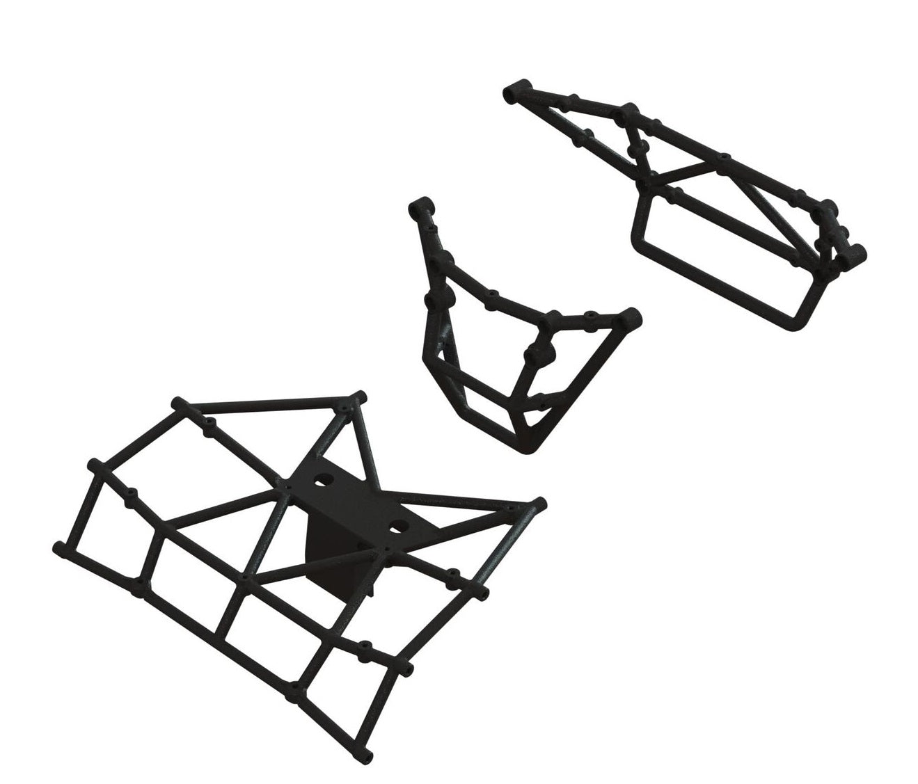 Arrma ARA320699 Body Cage Front and Rear Black - PowerHobby