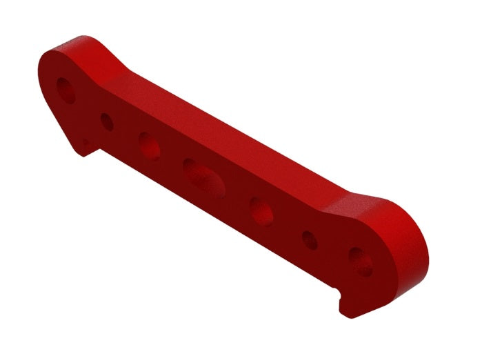 Arrma ARA330556 Aluminum Front Suspension Mount Red Kraton 4X4 8S Outcast 8S - PowerHobby