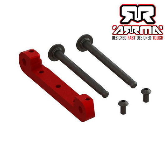 Arrma ARA330659 Front Upper Aluminum Suspension Mount CNC Kraton EXB - PowerHobby