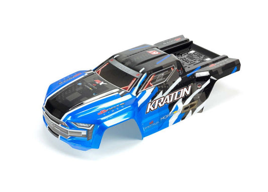 Arrma ARA406157 Painted Decaled and Trimmed Body Blue Kraton 6S BLX - PowerHobby