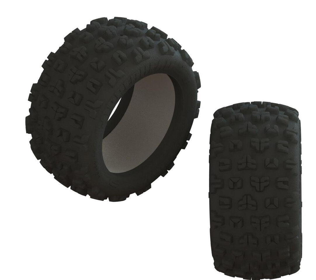 Arrma ARA520060 dBoots Copperhead2 LP Tires & Inserts (2) - PowerHobby