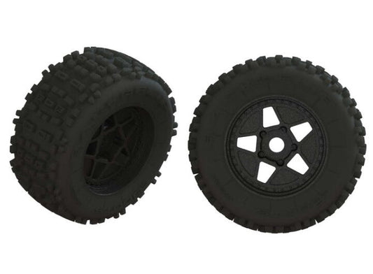 Arrma ARA550064 dBoots Backflip Tire Set Glued (1 pair) Outcast 8S - PowerHobby