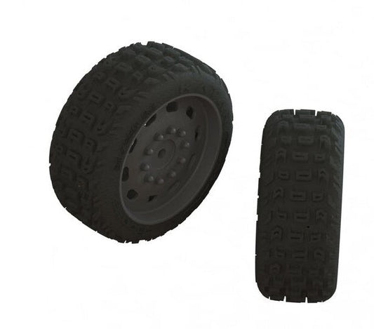 Arrma ARA550083 dBoots KATAR 35/085 2.4 Tire Set Glued (1 Pair) Infraction / Vendetta 4X4 - PowerHobby