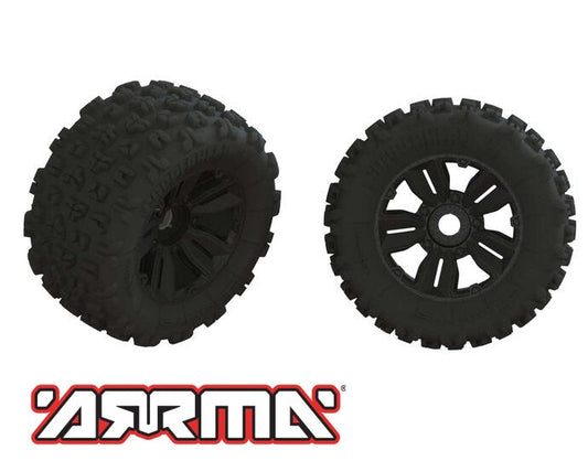 Arrma ARA550089 dBoots Copperhead2 Mt Tire Set (Pair) Kraton / Outcast 8s - PowerHobby