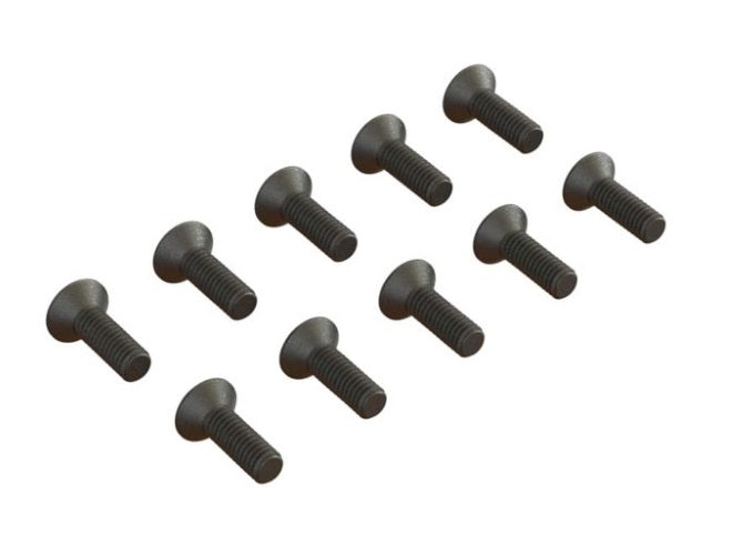 Arrma ARA702005 Flat Head Hex Machine Screw M2.5x8mm Kraton 8S Outcast 8S - PowerHobby