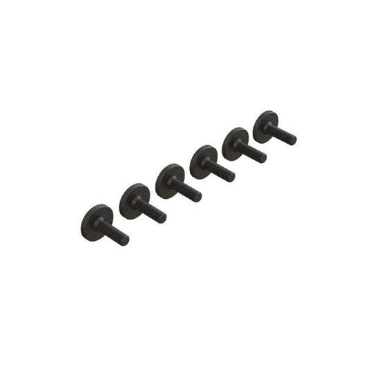 Arrma ARA727310 VORTEKS 4X4 Large Head Screw M3x10mm (6) - PowerHobby