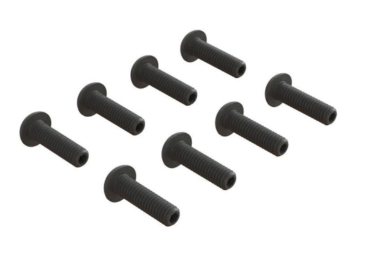 Arrma ARA727414 Double Socket Button Head Screw M4 x 14mm (8) - PowerHobby