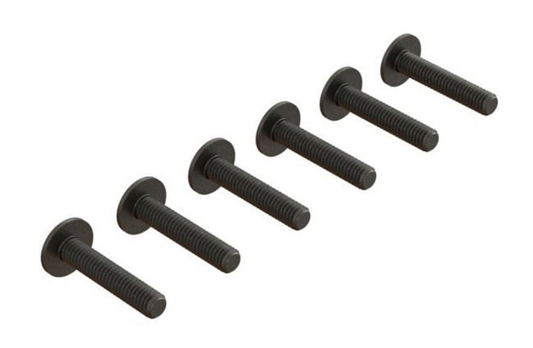 Arrma ARA727420 Flanged Button Head Screw M4x20mm (6) Kraton 4X4 8S Outcast 8S - PowerHobby