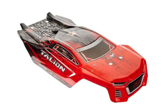 Arrma ARAC3324 Body Red/Black Painted with Decals Talion 6S BLX - PowerHobby