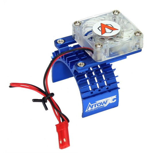 Powerhobby Aluminum Motor Cooling Fan FOR Traxxas Slash Stampede Rustler Blue - PowerHobby