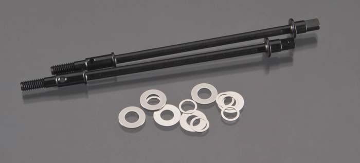 Axial AX30421 SCX10 AX10 Straight Locker Axle 6x104.5mm (2) - PowerHobby