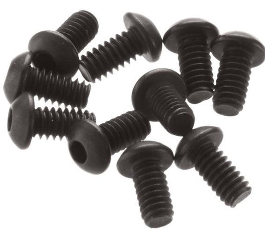 Axial AX31146 Hex Socket Button Head Screw M2x4mm Black (10) Yeti - PowerHobby