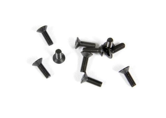 Axial AX31372 2.6x8mm Black Hex Socket Flat Head Pack (10) SCX10 II - PowerHobby