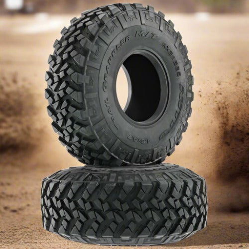 Axial AX31565 1.9 Nitto Trail Grappler M/T Tires R35 Compound (2) SCX10 II - PowerHobby