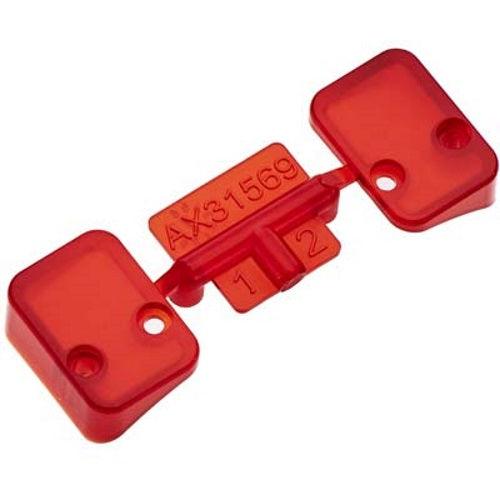 Axial AX31569 Tail Light Lens Red For CRC JK Body Detail Set SCX10 II - PowerHobby