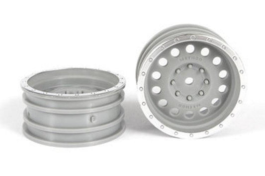 Axial AX31600 1.9 Method MR307 Hole Wheels Magnesium/Chrome (2pieces) SCX10 II - PowerHobby