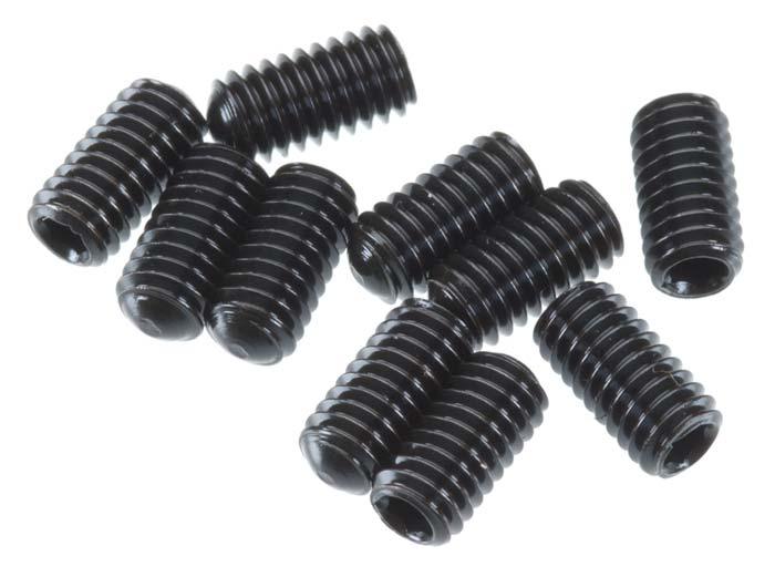 Axial AX0294 EXO Set Screw M4x8mm Black (10) - PowerHobby