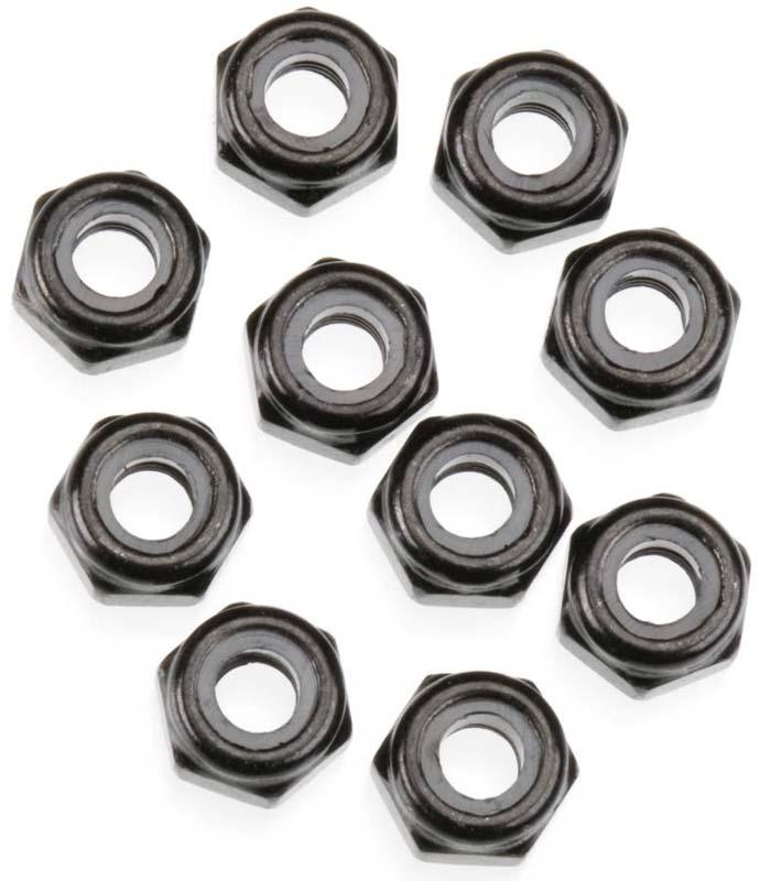 Axial AX1053 SCX10 EXO Wraith Score MAX-D RR10 Bomber Nylon Locking Hex Nut M3 - PowerHobby