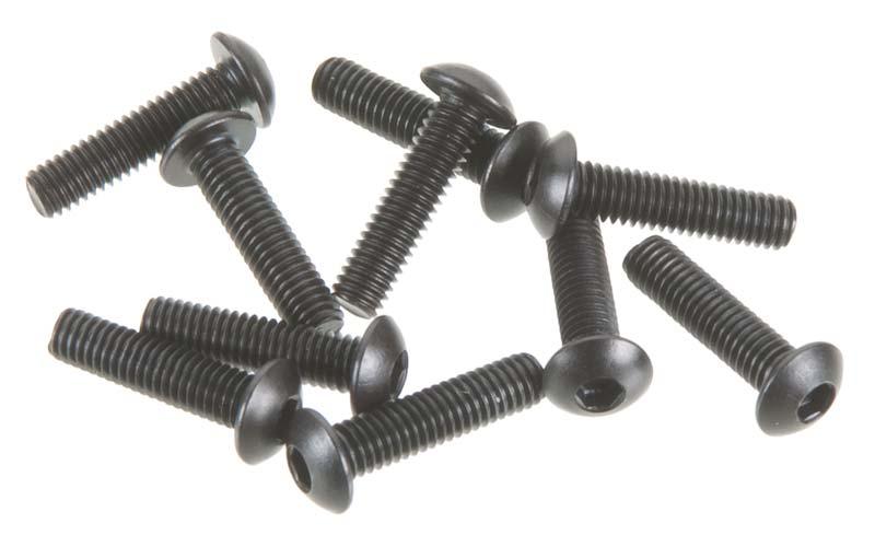 Axial AXA116 XR10 EXO Wraith Bomber Score Hex Socket Button Head Screws M3x12mm - PowerHobby