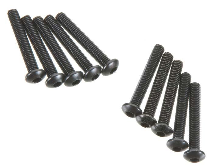 Axial AXA119 XR10 RR10 Bomber SCX10 /II Hex Socket Button Head Screws M3x20mm SCX10 III - PowerHobby