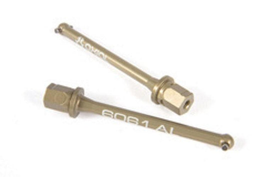 Axial AXI31624 Rear Axle Shafts (Aluminum) (2) 1/8 Yeti Jr 1/18 Yeti JR Score - PowerHobby