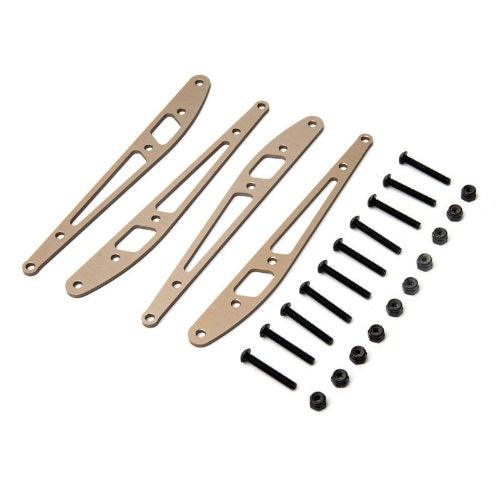 AXIAL AXI334000 Lower Link Plate Rear (4) RBX10 - PowerHobby