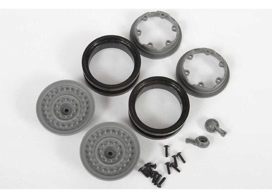 Axial AXI43005 1.9 MW19 Beadlock Wheels Gray (2pieces) UMG10 SCX10 II - PowerHobby