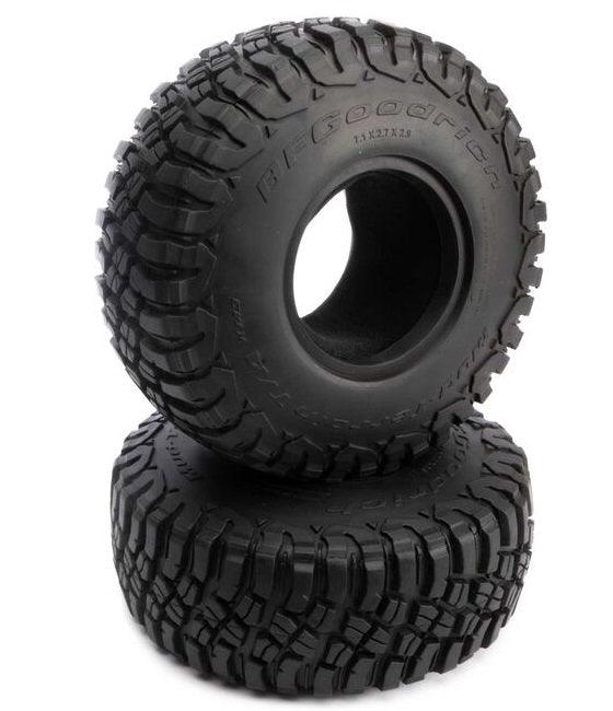 Axial AXI45000 SCX6 2.9" BFGoodrich Mud Terrain KM3 with Inserts (2) - PowerHobby