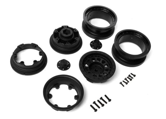 Axial AXI45001 SCX6 2.9" Black Rhino Primm Beadlock Wheels (2) - PowerHobby