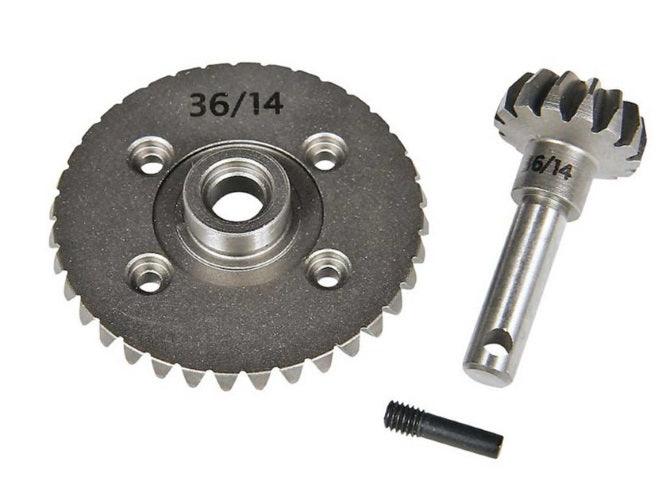 Axial AX30401 Heavy Duty Bevel Gear Set 36T 14T EXO / Wraith / SCX10 / AX10 - PowerHobby