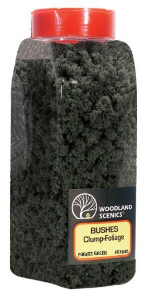 Woodland Scenics FC1648 N/HO Bushes Shaker Forest Green 32 oz Train Scenery - PowerHobby