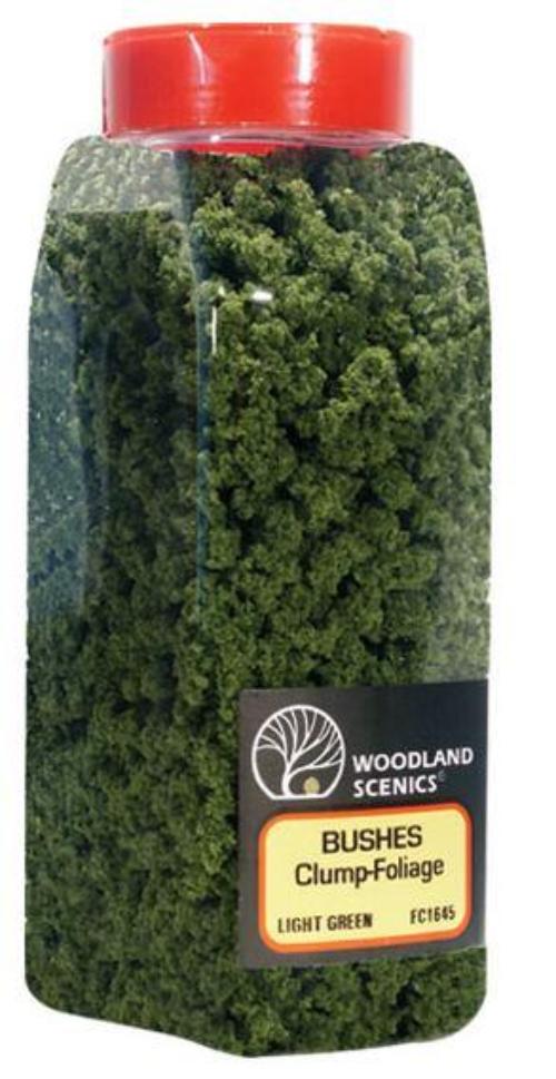 Woodland Scenics FC1645 N/HO Bushes Shaker Light Green 32 oz Train Scenery - PowerHobby