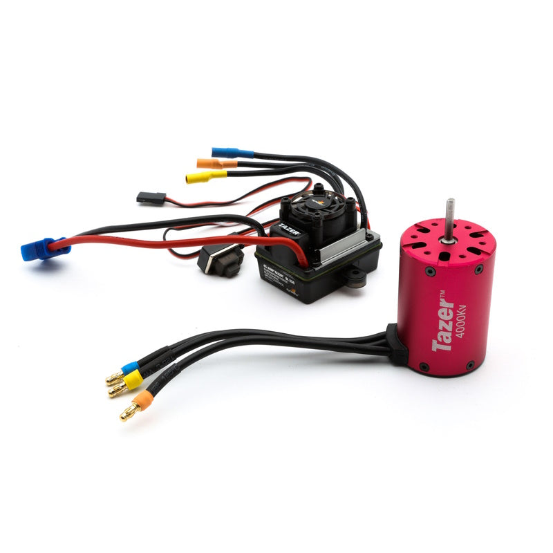 Dynamite DYN4943C Tazer 1/10 4 pole 4000Kv ESC/Motor Combo - PowerHobby