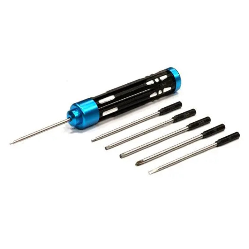 Integy C23813LIGHTBLUE Combo 6 in 1 Wrench Set, Metric & Hex 1.5 2.0 2.5 3.0 - PowerHobby