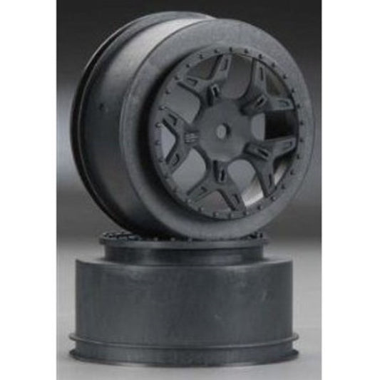 Duratrax DTXC3837 SC Wheel Black Losi Ten SCTE 4x4 (2) - PowerHobby